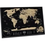 Скретч карта мира Travel Map Weekend Black World gold (WBWg): Производитель Travel Map