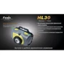 Ліхтар Fenix HL30 R5 Black / yellow: Світловий потік, лм 200