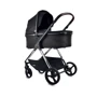Универсальная коляска 2 в 1 Ibebe Ice 02 (02 BLACK / chrome frame)