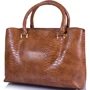 Женская сумка тоут Amelie Galanti коричневая (A991314-light-brown): Материал Искусственная кожа
