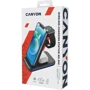 Зарядное устройство Canyon Wireless Charger WS-304 3in1 15W Black (CNS-WCS304B) for iPhone, Apple Watch and Apple AirPods: Тип беспроводное