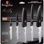 Набір кухонних ножів Berlinger Haus Moonlight Collection з магнітною планкою 6 предметів (BH 2703): Найменування Набор кухонных ножей 6 пр.