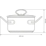 Кастрюля VINZER Mini series 14 см 1.2 л (50087): Объем, л 1.2