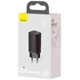 Зарядное устройство Baseus Wall Charger GaN2 Lite USB-C+USB 65W Black (CCGAN2L-B01): Сила тока 2.4А и более