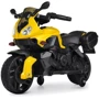 Детский электромотоцикл 2 колесный Bambi Racer желтый (M 4080EL-6)