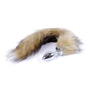 Анальная пробка с коричневым хвостиком Boss Series Fox Tail XL