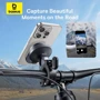 Держатель Baseus Bike Mount Holder PrimeTrip Stick-on Black (C40569001121-00) for Apple iPhone 16 I 15 I 14 I 13 I 12 series фото 12