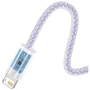 Кабель Baseus USB Cable to Lightning Dynamic 2 Series Fast Charging 1m Purple (CALD040005) фото 3