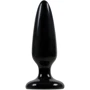 Анальная пробка Pleasure Plug Small, 10x3.5 см, черный
