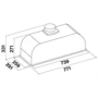 Витяжка Falmec Burano 70 E.P. Black 600 (CBIN70.E9P2#ZZZN460F): Тип монтажу Встраиваемый