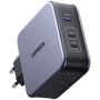 Зарядний пристрій Ugreen Wall Charger 2xUSB-C+USB CD289 GaN 140W з USB-C Cable Gray (90549): Особливості Быстрая зарядка, USB-C, Power Delivery (PD)