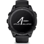 Смарт-годинник Garmin Tactix 8 AMOLED 47mm Ballistics Ultralight Edition (010-03405-01): Матеріал ремінця Силикон