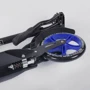 Самокат алюмінієвий Best Scooter з PU колесами, 2 аммортизаторами Black / Blue (92088): Максимальне допустиме навантаження, кг 100