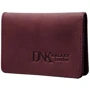 Женская обложка для ID-паспорта DNK Leather бордовая (DNK-mini-oknoH-colL)