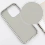 Чохол для iPhone Epik SnapCase with MagSafe Grey для iPhone 14 Pro Max: Матеріали искусственная кожа