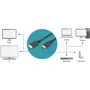 Кабель и переходник Digitus HDMI to HDMI 1m Black (AK-330124-010-S)