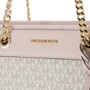 Женская сумка тоут Michael Kors светло-бежевая (194900069271): Фактура Сафьяно, Матовая