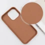 Чохол для iPhone Epik SnapCase with MagSafe Brown для iPhone 14 Pro: Матеріали искусственная кожа