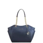 Женская сумка тоут Michael Kors темно-синяя (889154317529)