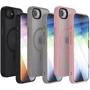 Чехол для iPhone Mobile Case TPU+PC Metal Buttons with MagSafe Colorful Dark Green for iPhone 16e: Цвет зеленый