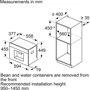 Встраиваемая кофеварка Bosch CTL7181W0: Функции Приготовление эспрессо, Приготовление американо, Подача горячей воды, Капля-стоп, Контроль крепости кофе