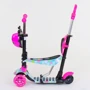 Самокат 5в1 Best Scooter (PU колеса з підсвічуванням) Абстракція Multicolor (84215): Тип коліс литі