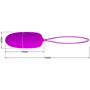 Виброяйцо Pretty Love Selkie Wireless Egg Purple