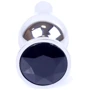 Анальная пробка с кристаллом BOSS of TOYS Boss Series - Jewellery Silver BUTT PLUG Black, BS6400074