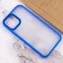 Чохол для iPhone Mobile Case TPU+PC Metal Buttons Light Blue для iPhone 13: Тип чохла накладка на заднюю часть