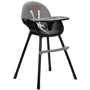 Стульчик для кормления MoMi FLOVI black (KRKA00018)