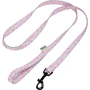 Поводок Hidog Flowers pink 1.6см/152см (121\1020)