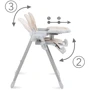 Стульчик для кормления Kidwell BENO Beige фото 8