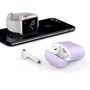 Чохол для навушників AhaStyle Silicone Case Lavender (X0024LOD57) for Apple AirPods 2 2019 фото 4