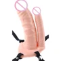 Страпон Fetish Fantasy Double Penetrator Flesh, 15.5x4.3 см
