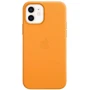 Чехол для iPhone Apple Leather Case with MagSafe California Poppy (MHK63) for iPhone 12 mini: Материалы кожа