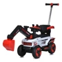 Детский электромобиль-толокар 3в1 Bambi Трактор с ковшом красный (M 5783BLR-3)