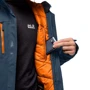 Куртка Jack Wolfskin Troposphere Jacket 1111711-1249 50 синяя зимняя с капюшоном: Фасон Прямой