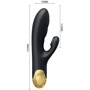 Вибратор Pretty Love Royal Pleasure Sucking Black