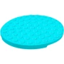Коврик Waudog Silicone для слизывания и медленного кормления 211х211х30 мм Голубой (23502): Материал Силикон