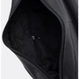 Мужская сумка через плечо Borsa Leather черная (K1089bl-black): Фактура Матовая, Зернистая