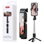 XO SS10 Mini Tripod Stand Bluetooth Selfie Stick with Mirror 80cm Black: Материал пластик, металл