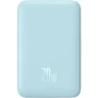 Внешний аккумулятор Baseus Power Bank 10000mAh Mini Magnetic Wireless 20W Blue (PPCX110103)