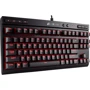 Клавиатура Corsair K63 Compact Cherry MX Red (CH-9115020-EU): Количество дополнительных клавиш 9