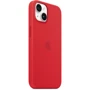 Чехол для iPhone Apple iPhone 14 Silicone Case with MagSafe - (PRODUCT)RED (MW5U3ZE/A): Материалы Силикон