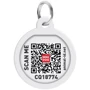 Адресник металлический WAUDOG Smart ID c QR паспортом рисунок Авокадо 2 30 мм (230-0211): Производитель WAUDOG