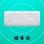 Клавіатура Logitech Signature K650 USB/Bluetooth White (920-010977): Додатково подставка под запястья