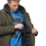 Куртка Jack Wolfskin North York Jacket 1206381-4144 52 серо-зеленая зимняя с капюшоном: Размер 52