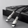 Кабель Baseus Cable USB-C to Lightning PD 20W Cafule Metal 1m Black (CATLJK-A01) фото 6