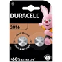 Спеціальна літієва батарейка Duracell 2016 3V, (DL2016/CR2016), 2 шт (5000394045736) фото 1
