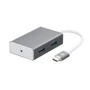 Адаптер 2E Adapter USB-C to 4xUSB3.0 HUB 0.20m Aluminum (2E-W1407)